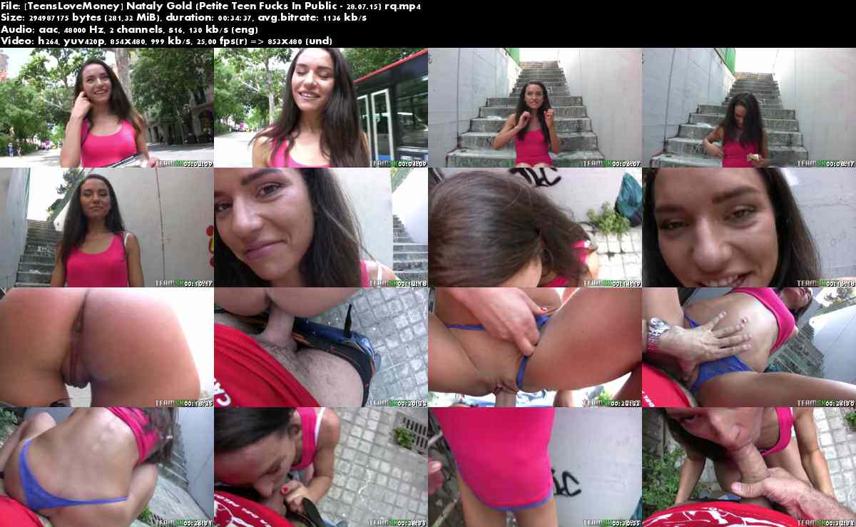 Nataly Gold (Petite Teen Fucks In Public) (2015) SiteRip